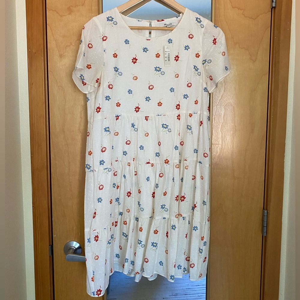 NWT Madewell Tiered Mini Dress